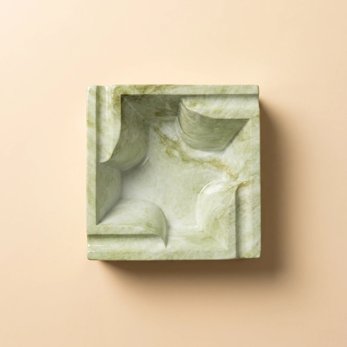 Sage ashtray, top view