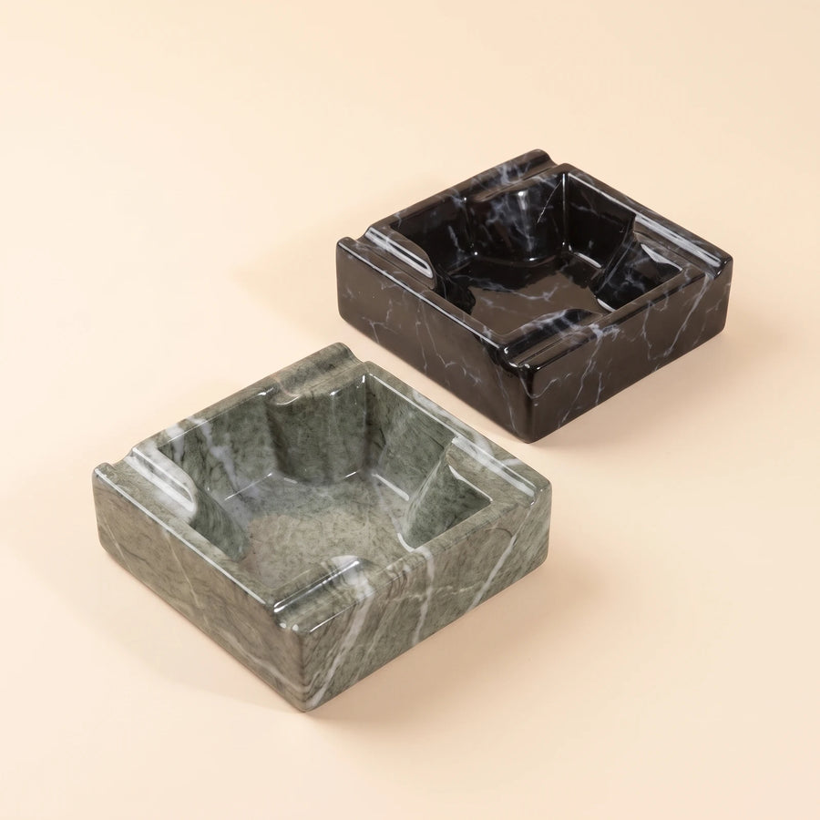 Storm & Moss — ceramic ashtray set: Moss and Storm
