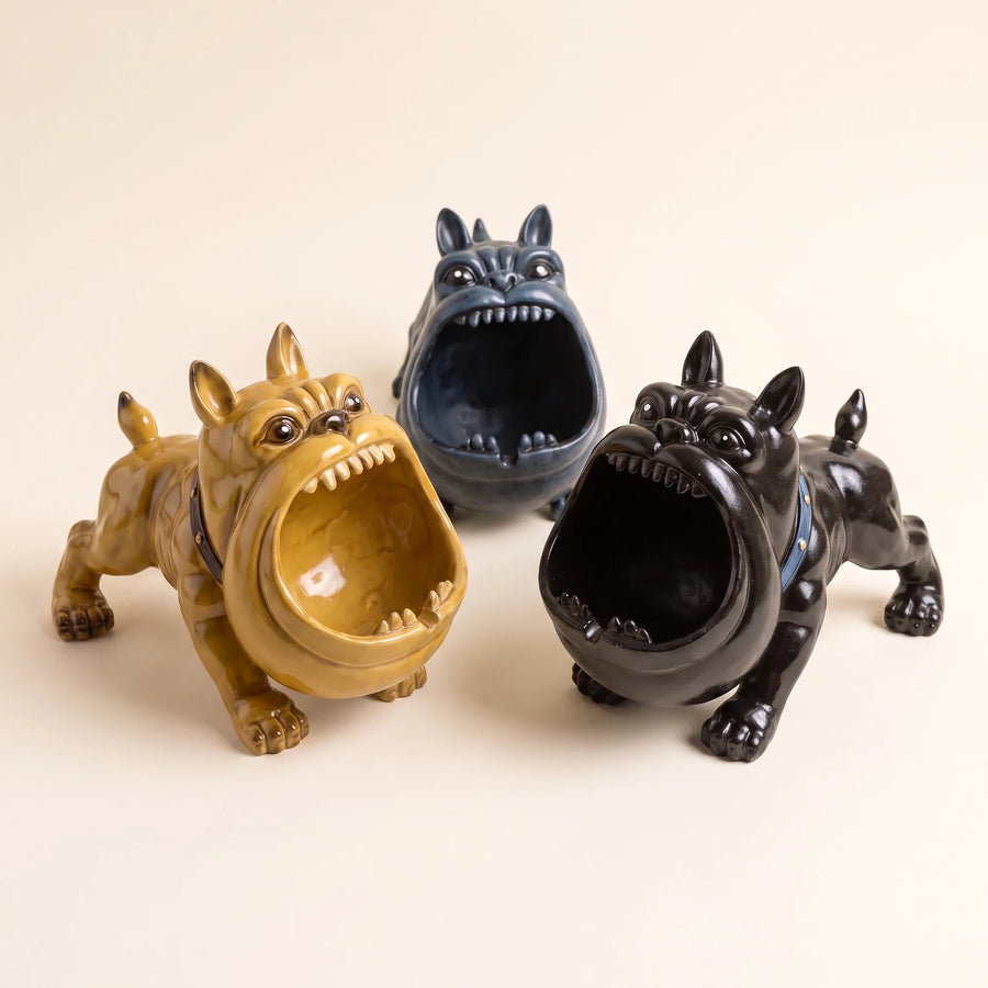 The Pack — ceramic ashtray set: Chomp, Jaw and Maw